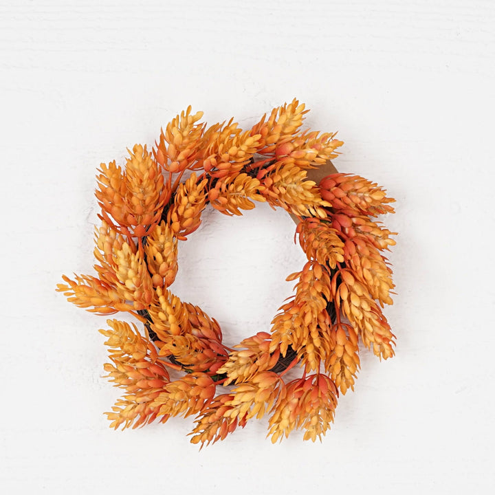 31636 - 10in Wreath - Mixed Orange Hops - 6/48pcs - HER Home Design Boutique