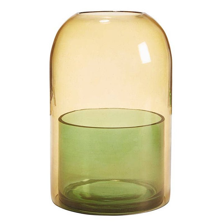 Amber/Green Candle Cloche - HER Home Design Boutique