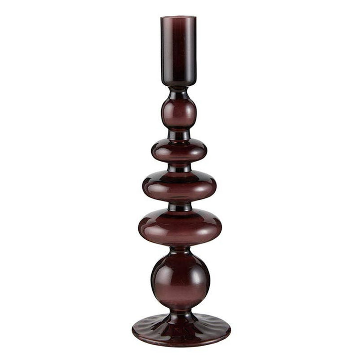 Plum Taper Candleholder - HER Home Design Boutique