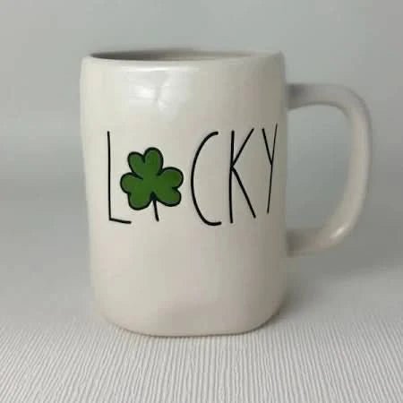 Rae Dunn "Lucky" Mug - HER Home Design Boutique