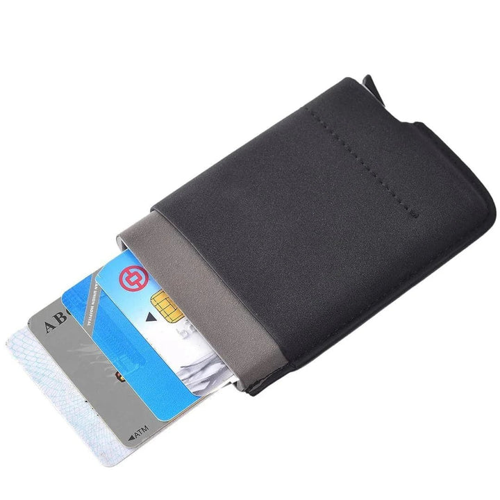 RFID Credit Card Safe & Wallet - Navy - HER Home Design Boutique