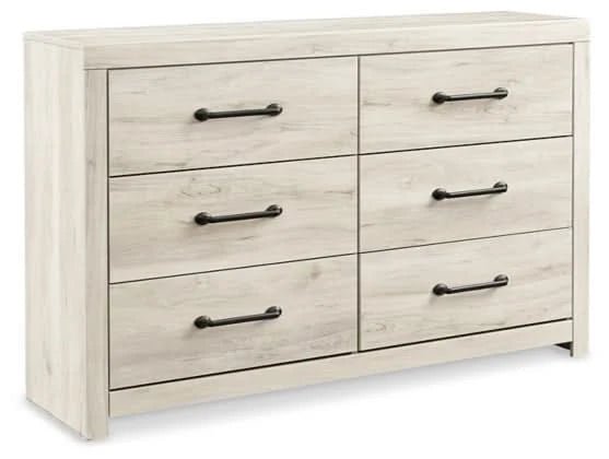 Whitewash Six Drawer Dresser - HER Home Design Boutique