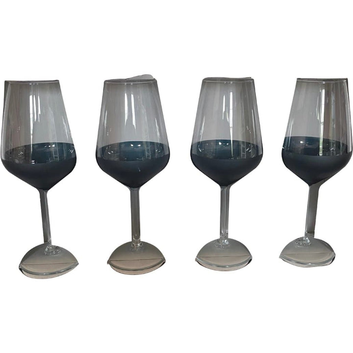 16.5 oz. Red Wine Glass in Navy Blue (Set of 4) - HER Home Design Boutique