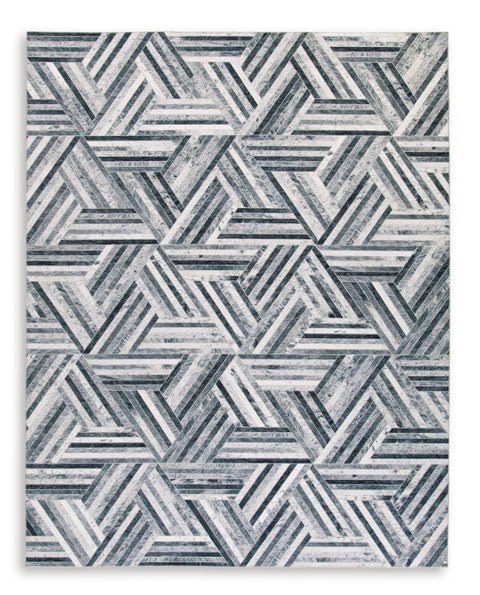 7'10" x 10' Rug in Blue - HER Home Design Boutique