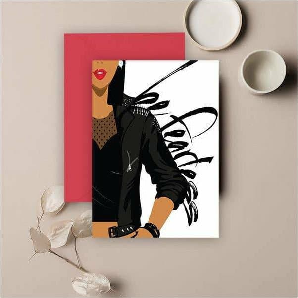 Be Fearless Greeting Card - HER Home Design Boutique