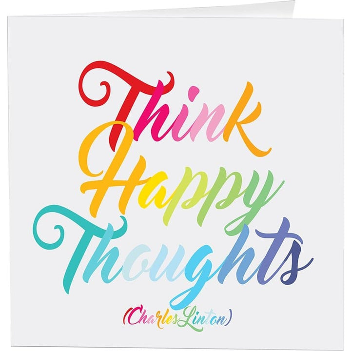 Cards - Think Happy Thoughts (Charles Linton) - HER Home Design Boutique