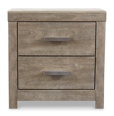 Casual Transitional Nightstand in Gray - HER Home Design Boutique