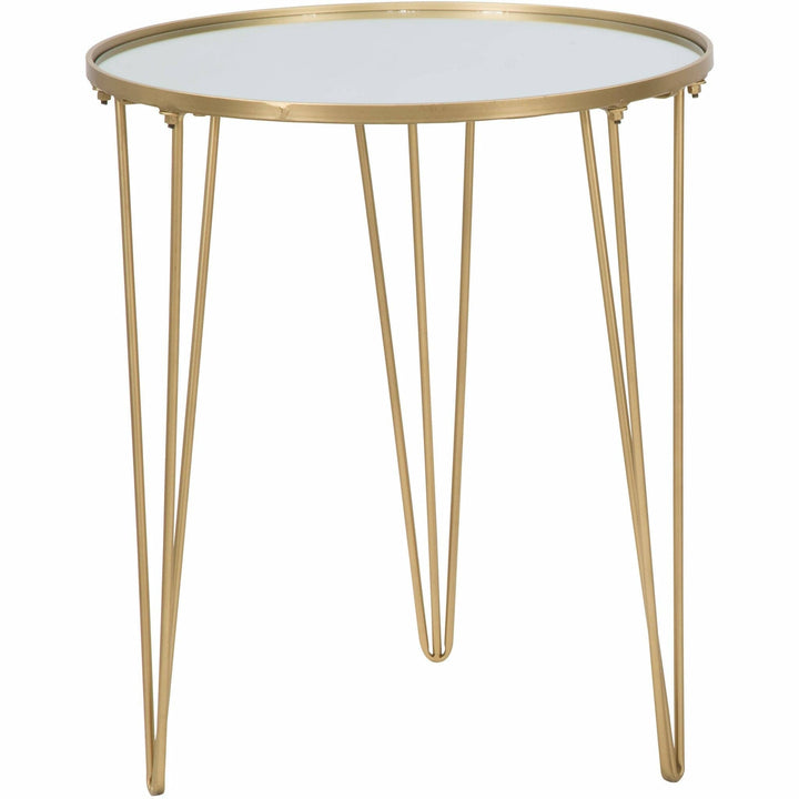 COFFEE TABLE GLAM GOLD/MIRROR CM Ø 50X58,5 - HER Home Design Boutique