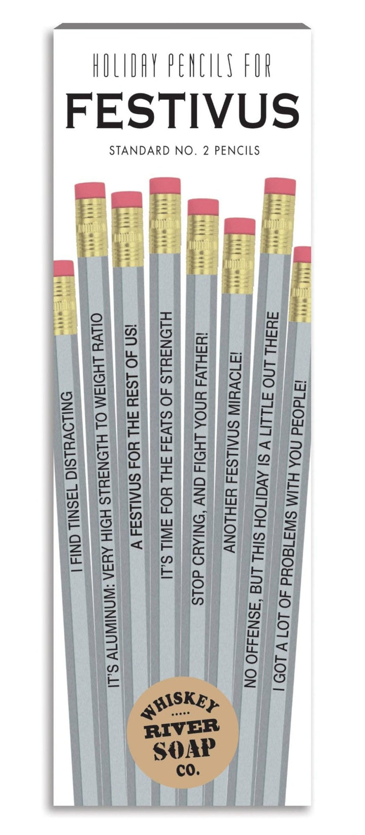 Festivus Pencils - HOLIDAY | Funny | Stocking Stuffer - HER Home Design Boutique