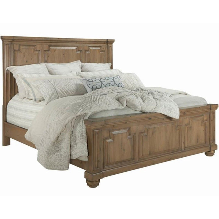 Florence Queen Panel Bed in Rustic Smoke - HER Home Design Boutique