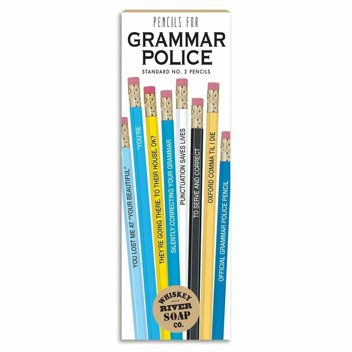 Grammar Police Pencils - HER Home Design Boutique