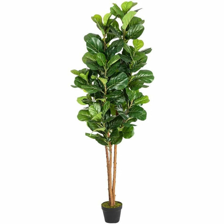 Greener Home Collection Faux Fiddle Leaf 72" Tree - HER Home Design Boutique