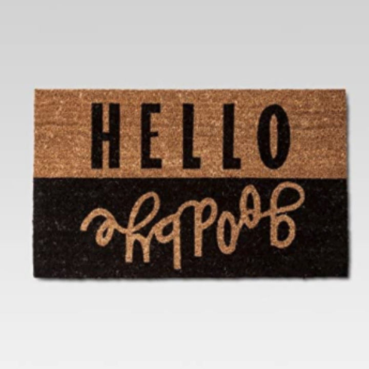 Hello Goodbye Coir Outdoor Doormat - HER Home Design Boutique