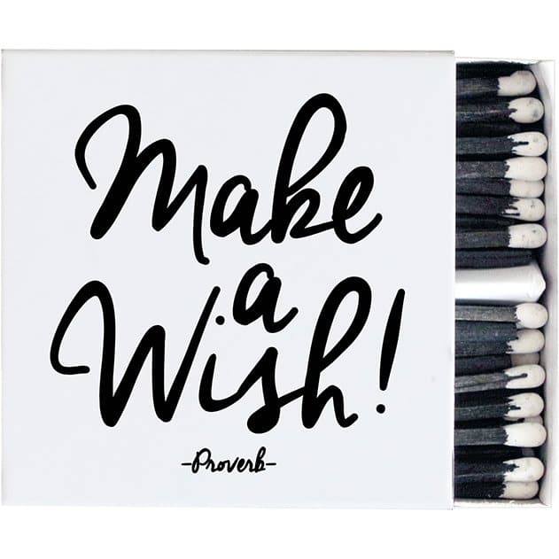 Matchboxes - Make A Wish! (Proverb) - HER Home Design Boutique