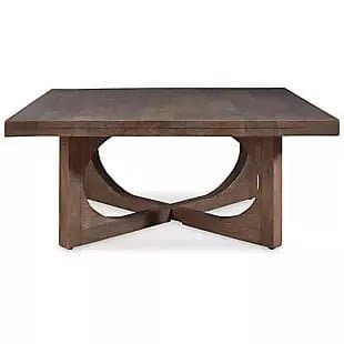 Modern Cocktail Table with Crossed Legs - HER Home Design Boutique