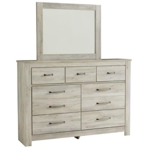 Modern Farmhouse Dresser and Mirror in White - HER Home Design Boutique