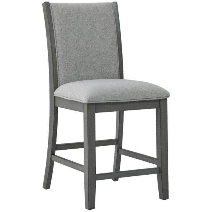 Modern Pub Chair in Grey (Set of 2) - HER Home Design Boutique