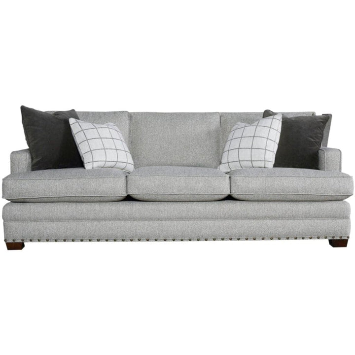Riley Sofa with Nailheads in Gray - HER Home Design Boutique