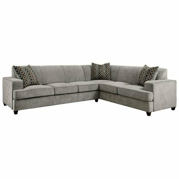 Tess L-Shape Sleeper Sectional in Grey - HER Home Design Boutique