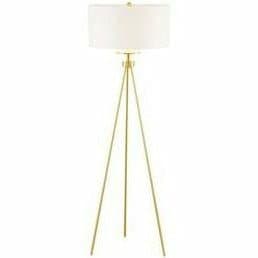 Tripod Floor Lamp in Gold - HER Home Design Boutique