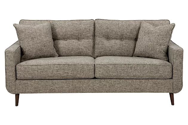 Tweed Mid-Century Modern Sofa in Jute - HER Home Design Boutique