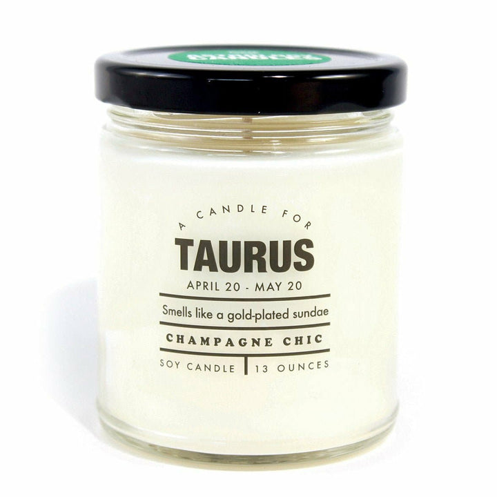 Whiskey River Zodiac Candle: Taurus - HER Home Design Boutique